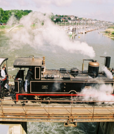 Train a vapeur baie de somme