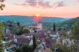 Saint-Cirq-Lapopie comme un oiseau