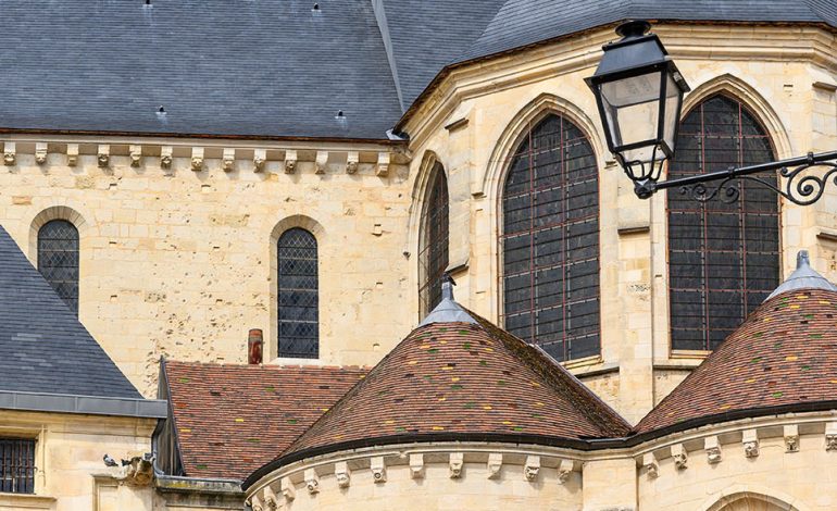 Chevet de la cathédrale St Maclou à Pontoise