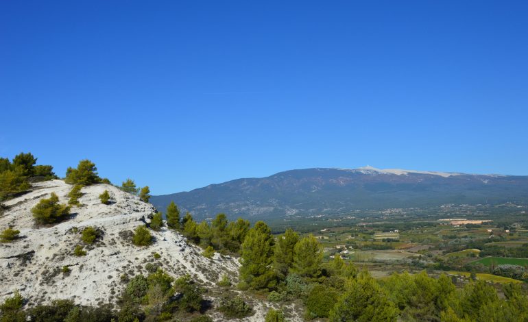 Vue sur le Ventoux et Gypse